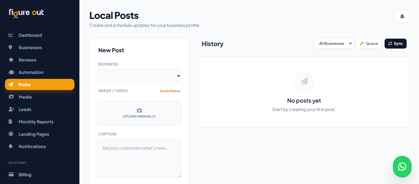 Google Business Profile Local Post Scheduler and Visual Calendar Dashboard